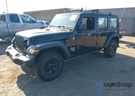 2018 Jeep Wrangler Unlimited Sport 4X4 z USA, uszkodzony, nr VIN 1C4HJXDN5JW247673